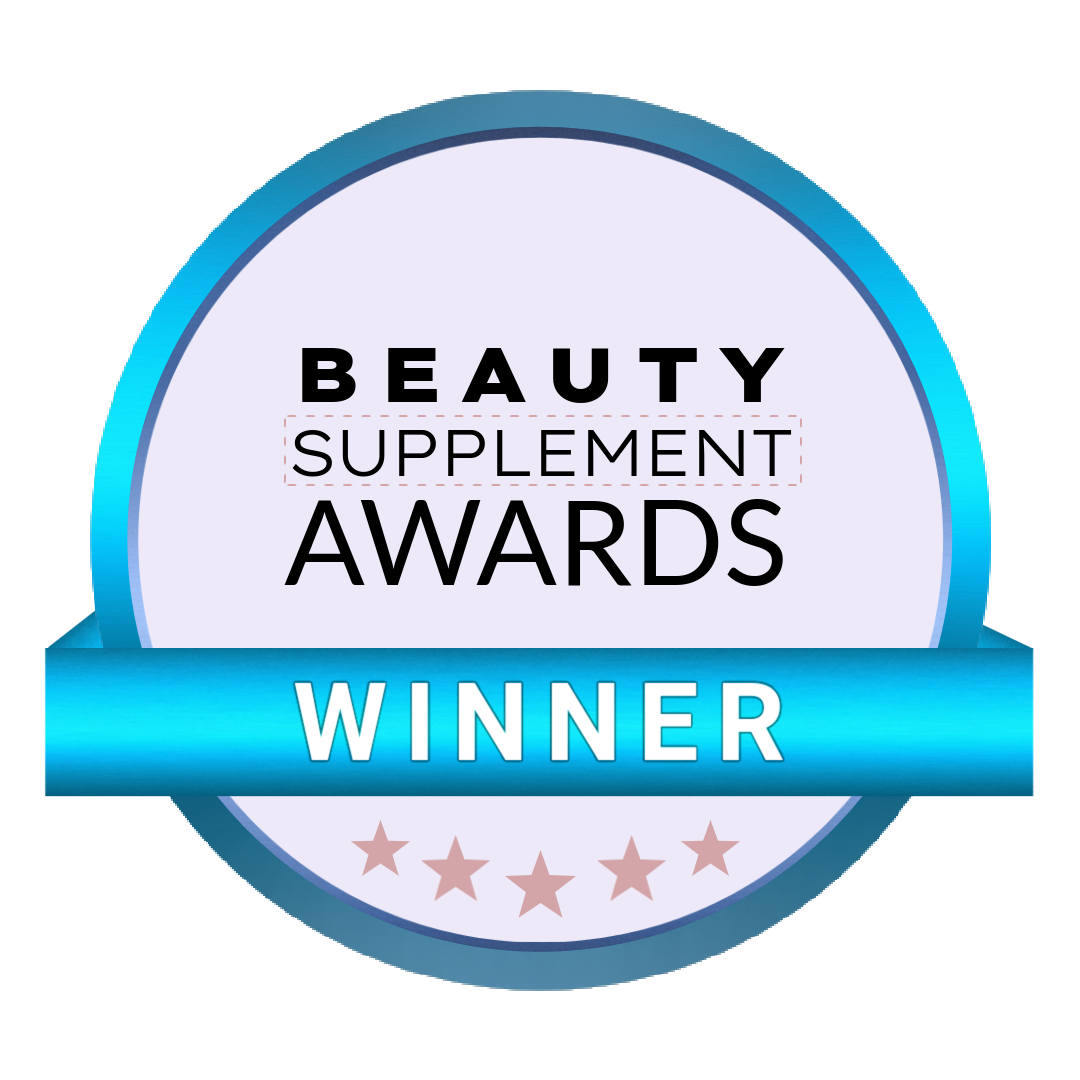 Beauty Supplement Awards Winner badge.