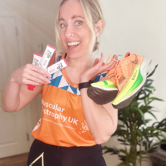  Kollo Ambassador Lindy preparing for the London Marathon for collagen for running 