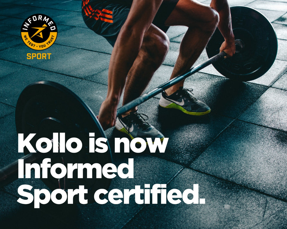 Kollo is Informed Sport Certified!