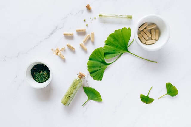 A selection of supplements in liquid, powder and pill form for collagen supplements post