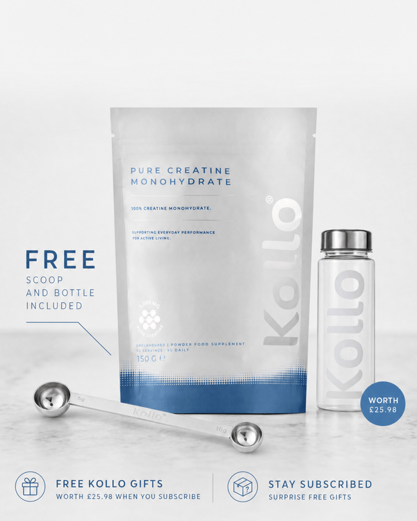 Kollo Health PURE CREATINE MONOHYDRATE POWDER Pure Creatine Monohydrate UK - 30 Servings | Kollo Health
