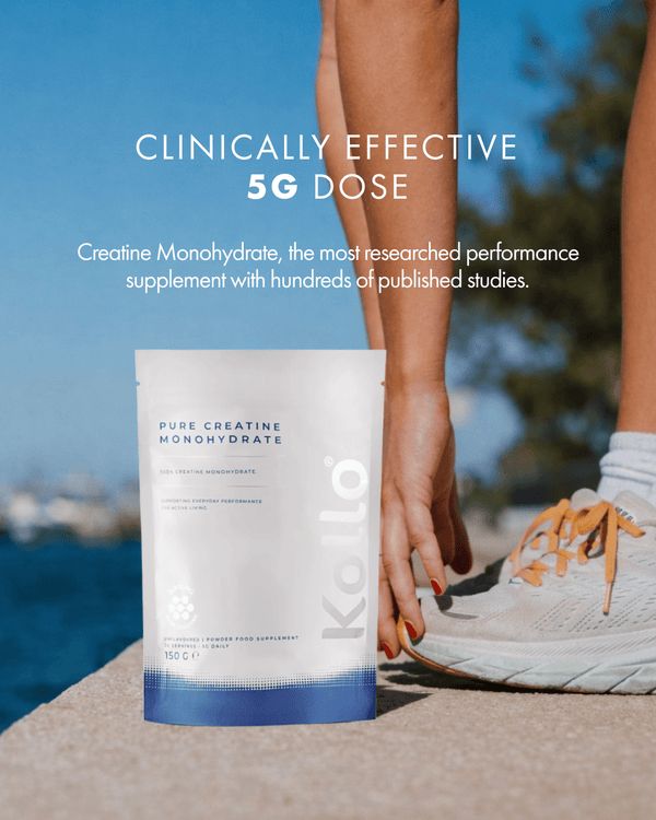 Kollo Health PURE CREATINE MONOHYDRATE POWDER Pure Creatine Monohydrate UK - 30 Servings | Kollo Health