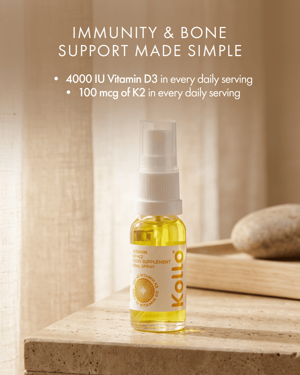 Kollo Health Supplement VITAMIN D3 + K2 ORAL SPRAY Vitamin D3 + K2 Oral Spray