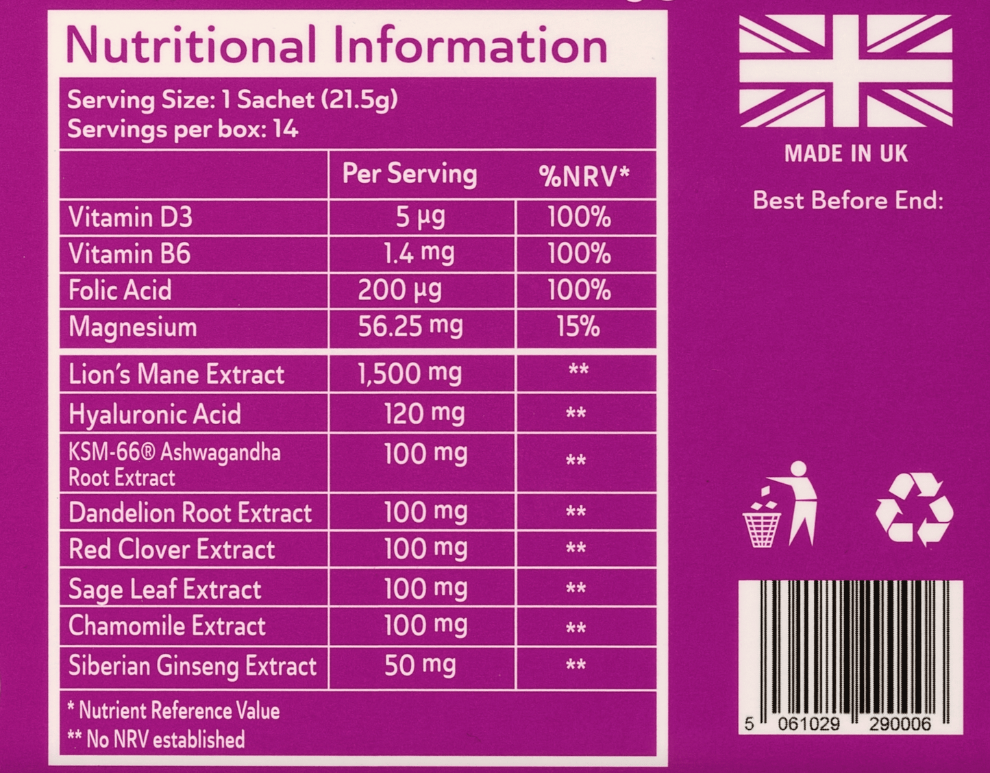  Premium Liquid Menopause Supplements (Meno Support) 